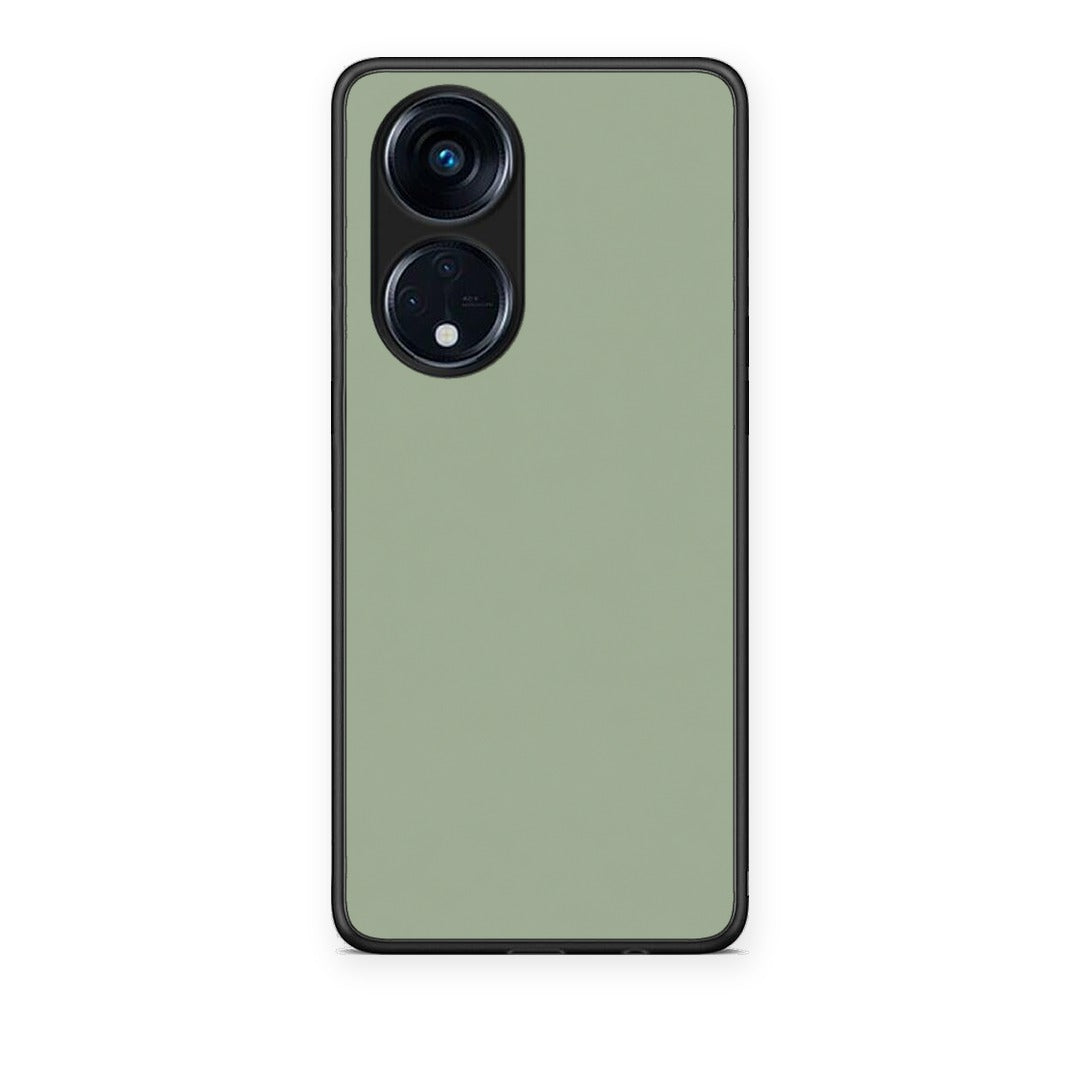 Θήκη Oppo A98 Sage Green από τη Smartfits με σχέδιο στο πίσω μέρος και μαύρο περίβλημα | Oppo A98 Sage Green case with colorful back and black bezels