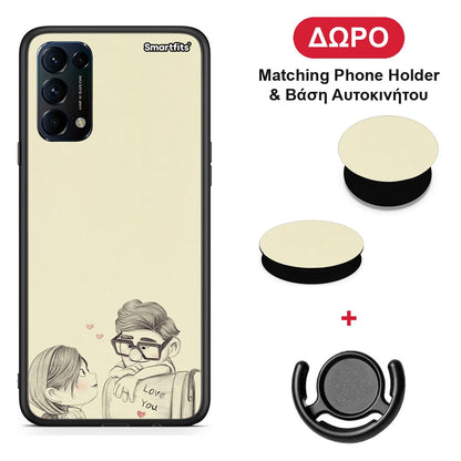 Carl And Ellie - Oppo Find X3 Lite / Reno 5 5G / Reno 5 4G θήκη + Δώρο Phone Holder & Βάση Αυτοκινήτου