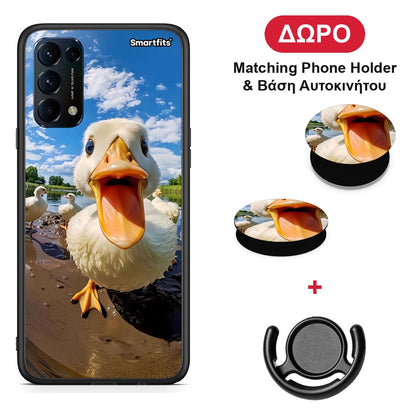 Duck Face - Oppo Find X3 Lite / Reno 5 5G / Reno 5 4G θήκη + Δώρο Phone Holder & Βάση Αυτοκινήτου