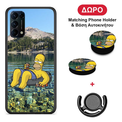 Summer Happiness - Oppo Find X3 Lite / Reno 5 5G / Reno 5 4G θήκη + Δώρο Phone Holder & Βάση Αυτοκινήτου