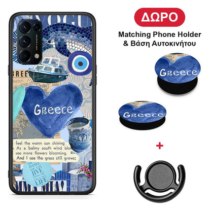 Summer In Greece - Oppo Find X3 Lite / Reno 5 5G / Reno 5 4G θήκη + Δώρο Phone Holder & Βάση Αυτοκινήτου