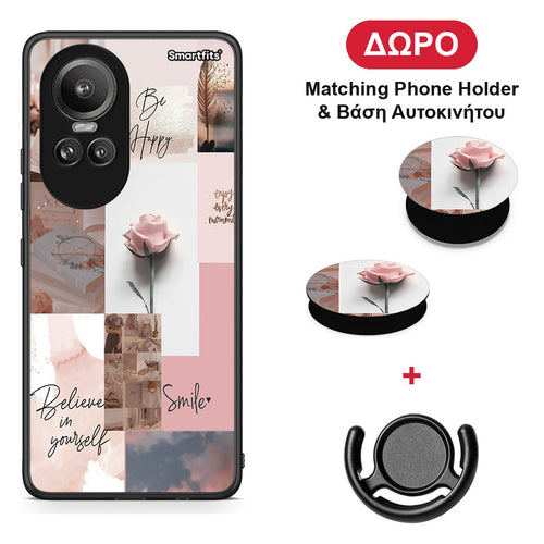 Aesthetic Collage - Oppo Reno10 Pro θήκη + Δώρο Phone Holder & Βάση Αυτοκινήτου
