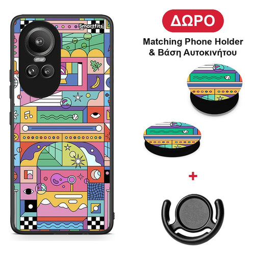 Bubbles Soap - Oppo Reno10 Pro θήκη + Δώρο Phone Holder & Βάση Αυτοκινήτου