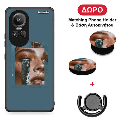 Cry An Ocean - Oppo Reno10 Pro θήκη + Δώρο Phone Holder & Βάση Αυτοκινήτου