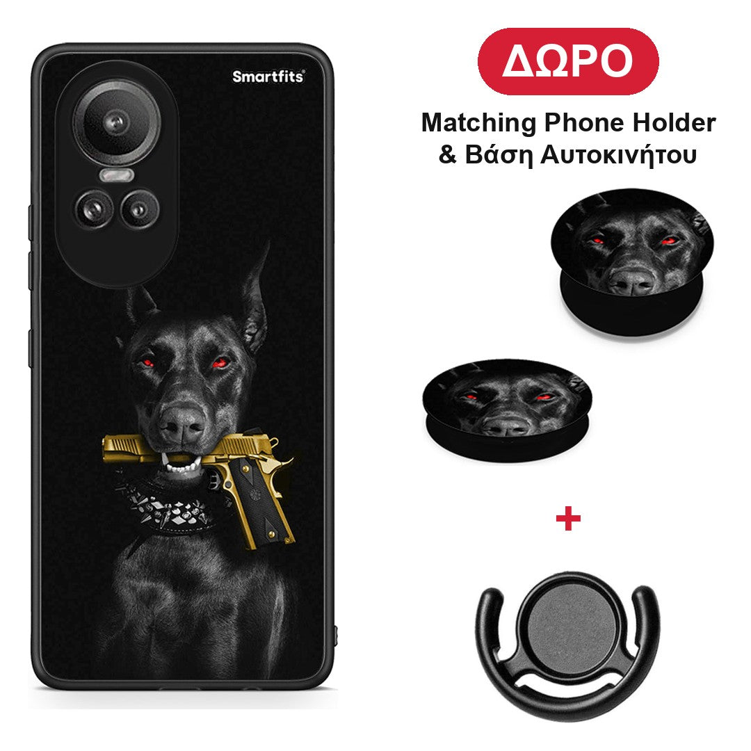 Golden Gun - Oppo Reno10 Pro θήκη + Δώρο Phone Holder & Βάση Αυτοκινήτου