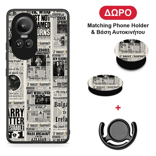 Harry Paper - Oppo Reno10 Pro θήκη + Δώρο Phone Holder & Βάση Αυτοκινήτου