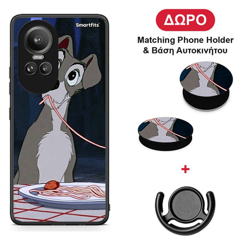Lady And Tramp 1 - Oppo Reno10 Pro θήκη + Δώρο Phone Holder & Βάση Αυτοκινήτου