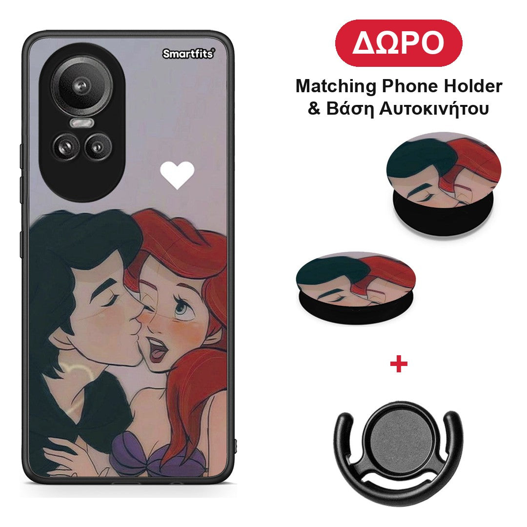 Mermaid Couple - Oppo Reno10 Pro θήκη + Δώρο Phone Holder & Βάση Αυτοκινήτου