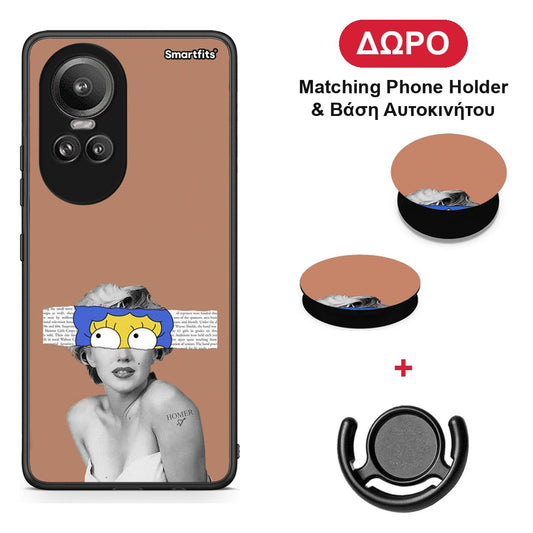 Sim Merilyn - Oppo Reno10 Pro θήκη + Δώρο Phone Holder & Βάση Αυτοκινήτου