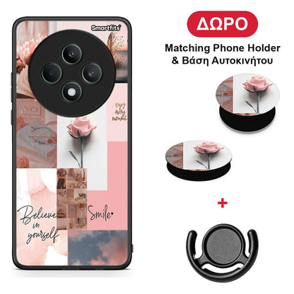 Aesthetic Collage - Oppo Reno12 F 5G / FS 5G θήκη + Δώρο Phone Holder & Βάση Αυτοκινήτου