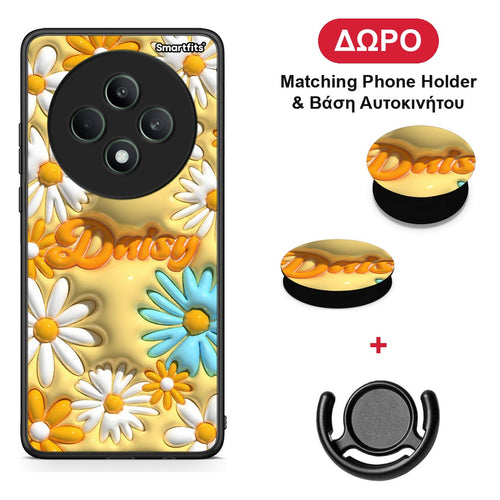 Bubble Daisies - Oppo Reno12 F 5G / FS 5G θήκη + Δώρο Phone Holder & Βάση Αυτοκινήτου