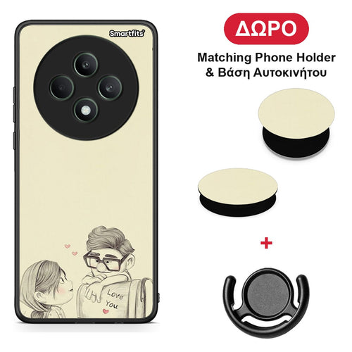 Carl And Ellie - Oppo Reno12 F 5G / FS 5G θήκη + Δώρο Phone Holder & Βάση Αυτοκινήτου