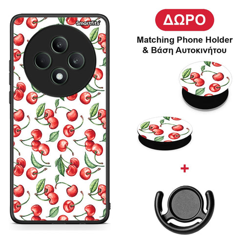 Cherry Summer - Oppo Reno12 F 5G / FS 5G θήκη + Δώρο Phone Holder & Βάση Αυτοκινήτου