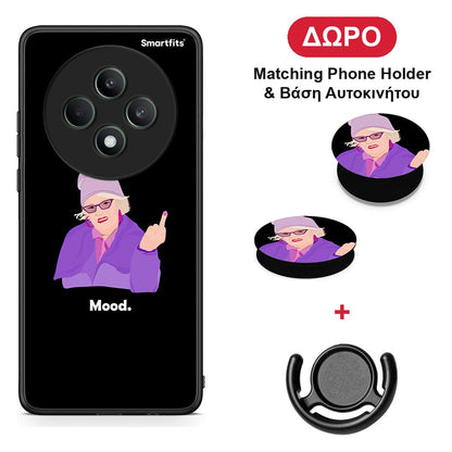 Grandma Mood Black - Oppo Reno12 F 5G / FS 5G θήκη + Δώρο Phone Holder & Βάση Αυτοκινήτου