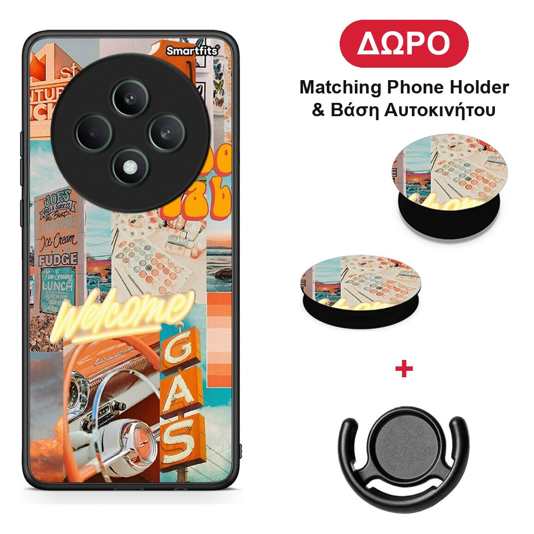 Groovy Babe - Oppo Reno12 F 5G / FS 5G θήκη + Δώρο Phone Holder & Βάση Αυτοκινήτου