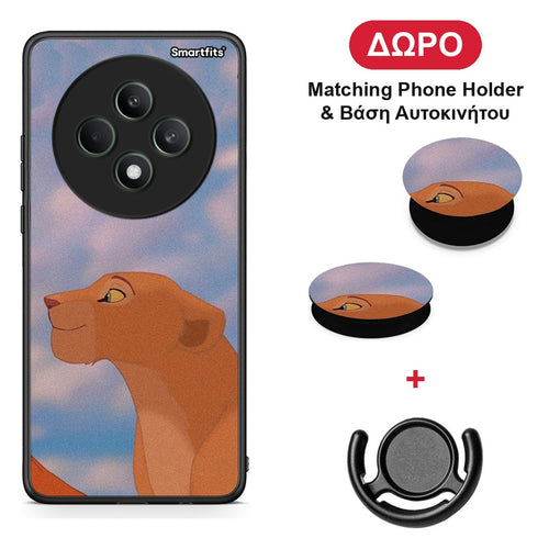 Lion Love 2 - Oppo Reno12 F 5G / FS 5G θήκη + Δώρο Phone Holder & Βάση Αυτοκινήτου