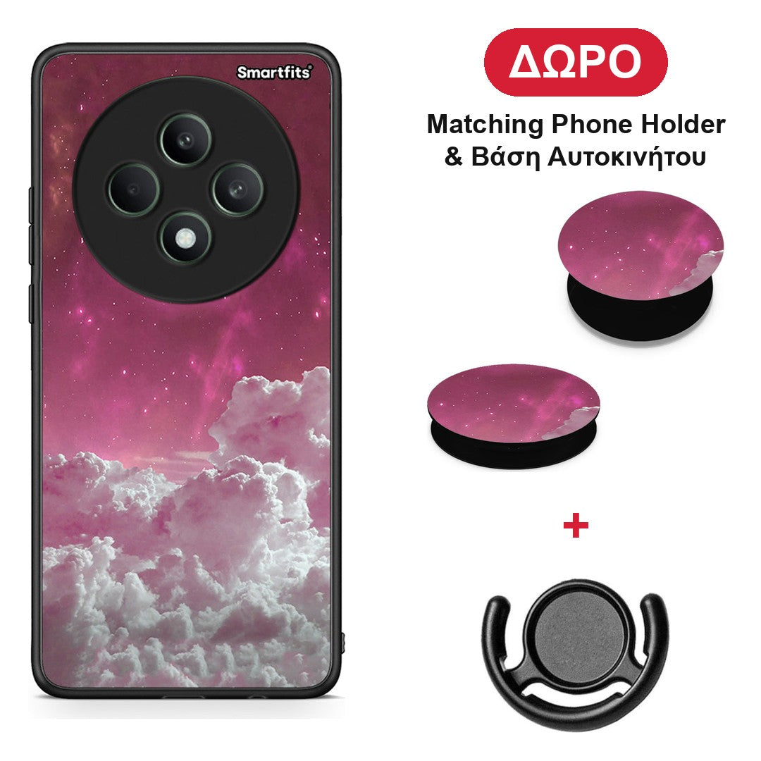 Pink Moon - Oppo Reno12 F 5G / FS 5G θήκη + Δώρο Phone Holder & Βάση Αυτοκινήτου