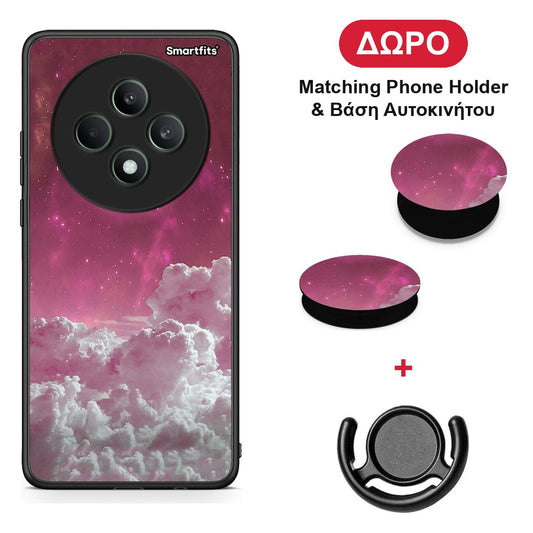 Pink Moon - Oppo Reno12 F 5G / FS 5G θήκη + Δώρο Phone Holder & Βάση Αυτοκινήτου