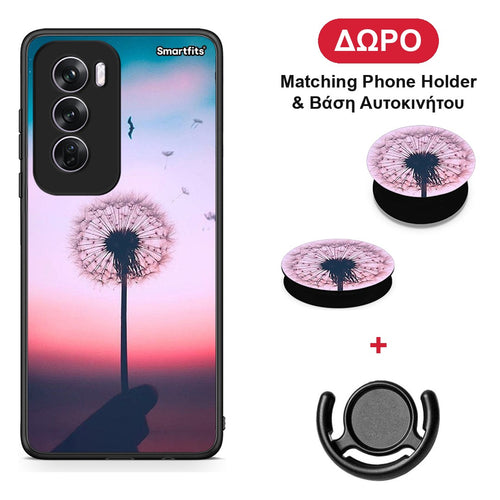 Boho Wish - Oppo Reno12 Pro θήκη + Δώρο Phone Holder & Βάση Αυτοκινήτου