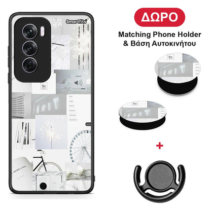 Collage Make Me Wonder - Oppo Reno12 Pro θήκη + Δώρο Phone Holder & Βάση Αυτοκινήτου