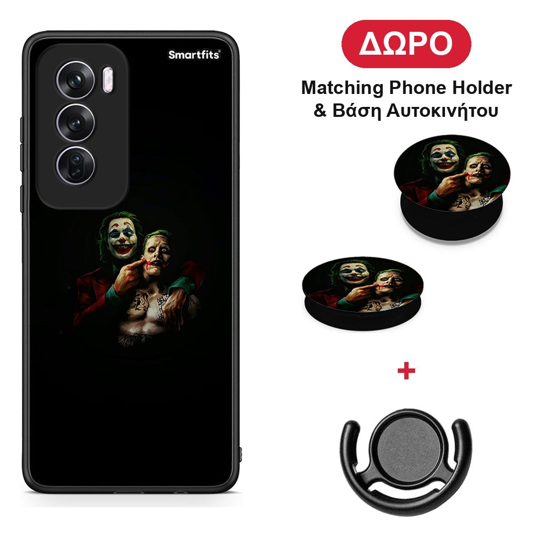 Hero Clown - Oppo Reno12 Pro θήκη + Δώρο Phone Holder & Βάση Αυτοκινήτου