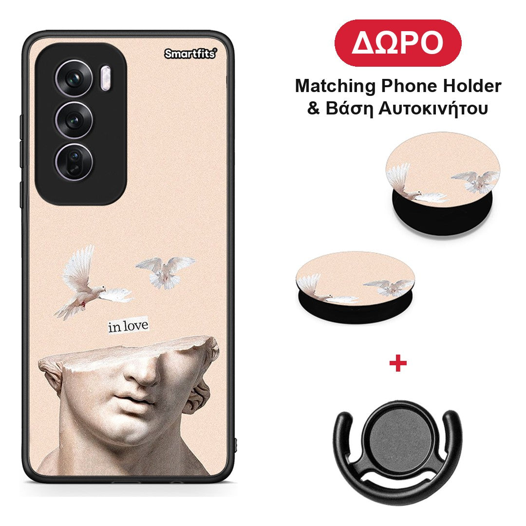 In Love - Oppo Reno12 Pro θήκη + Δώρο Phone Holder & Βάση Αυτοκινήτου