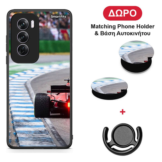 Racing Vibes - Oppo Reno12 Pro θήκη + Δώρο Phone Holder & Βάση Αυτοκινήτου