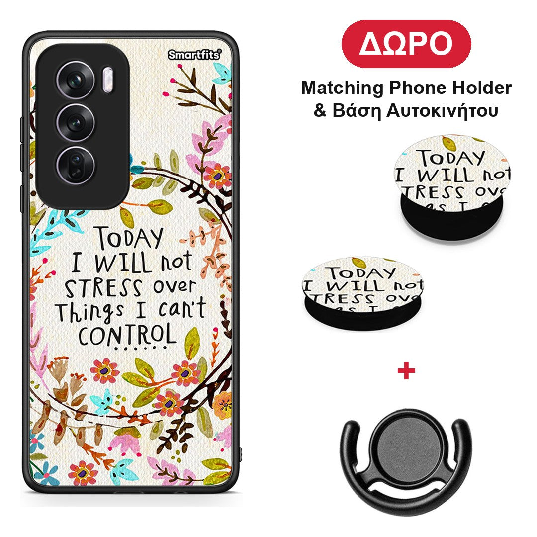 Stress Over - Oppo Reno12 Pro θήκη + Δώρο Phone Holder & Βάση Αυτοκινήτου