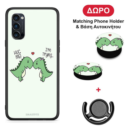 Valentine Rex - Oppo Reno4 Pro 5G θήκη + Δώρο Phone Holder & Βάση Αυτοκινήτου
