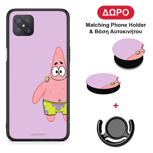 Friends Patrick - Oppo Reno4 Z 5G / A92s θήκη + Δώρο Phone Holder & Βάση Αυτοκινήτου