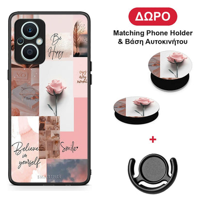 Aesthetic Collage - Oppo Reno7 Lite θήκη + Δώρο Phone Holder & Βάση Αυτοκινήτου