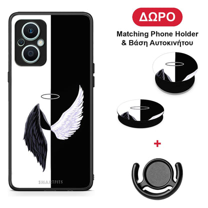 Angels Demons - Oppo Reno7 Lite θήκη + Δώρο Phone Holder & Βάση Αυτοκινήτου