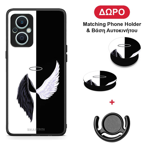 Angels Demons - Oppo Reno7 Lite θήκη + Δώρο Phone Holder & Βάση Αυτοκινήτου