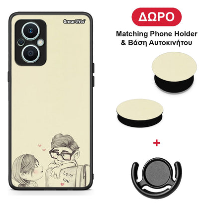 Carl And Ellie - Oppo Reno7 Lite θήκη + Δώρο Phone Holder & Βάση Αυτοκινήτου