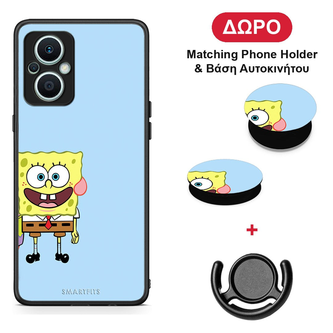 Friends Bob - Oppo Reno7 Lite θήκη + Δώρο Phone Holder & Βάση Αυτοκινήτου