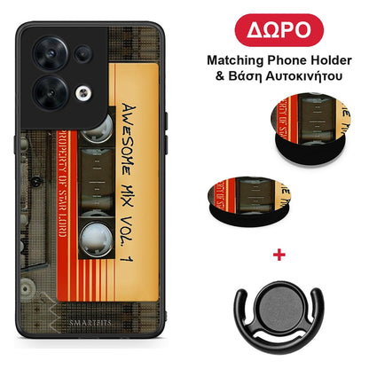 Awesome Mix - Oppo Reno8 5G θήκη + Δώρο Phone Holder & Βάση Αυτοκινήτου