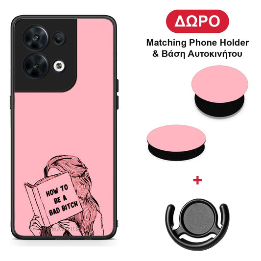 Bad Bitch - Oppo Reno8 5G θήκη + Δώρο Phone Holder & Βάση Αυτοκινήτου
