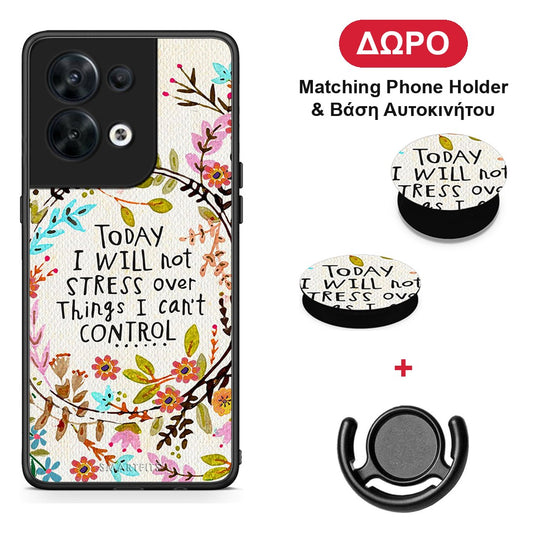 Stress Over - Oppo Reno8 5G θήκη + Δώρο Phone Holder & Βάση Αυτοκινήτου