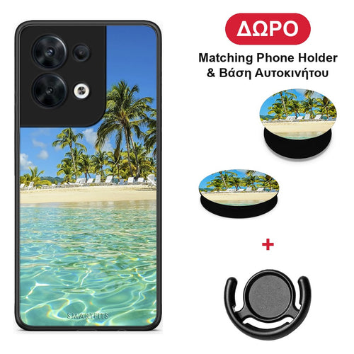 Tropical Vibes - Oppo Reno8 5G θήκη + Δώρο Phone Holder & Βάση Αυτοκινήτου
