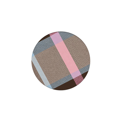 Phone Holder σε χρώμα Brown Pink and Blue Diagonal Plaid από τη Smartfits