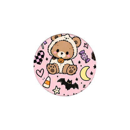 Phone Holder σε χρώμα Halloween Cute Animals on Pink από τη Smartfits