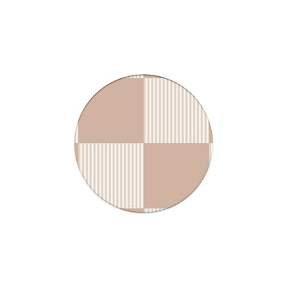 Phone Holder σε χρώμα Latte and Cream Striped Checks από τη Smartfits