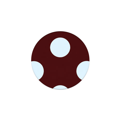 Phone Holder σε χρώμα Pale Blue Large Polka Dots on Burgundy από τη Smartfits