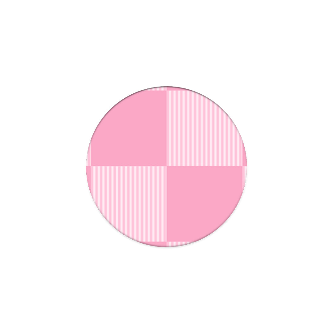 Phone Holder σε χρώμα Pink and White Striped Checks από τη Smartfits