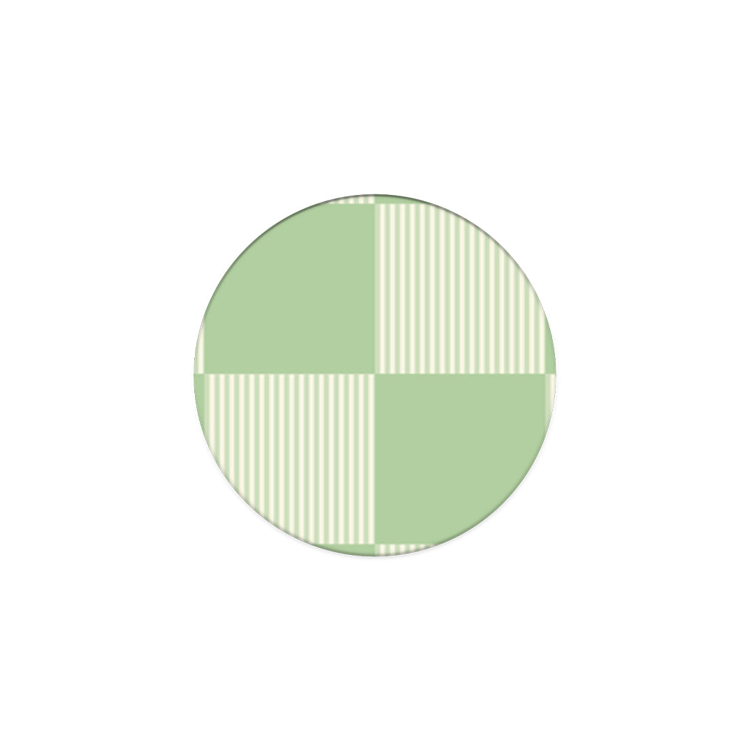 Phone Holder σε χρώμα Sage and Cream Striped Checks από τη Smartfits