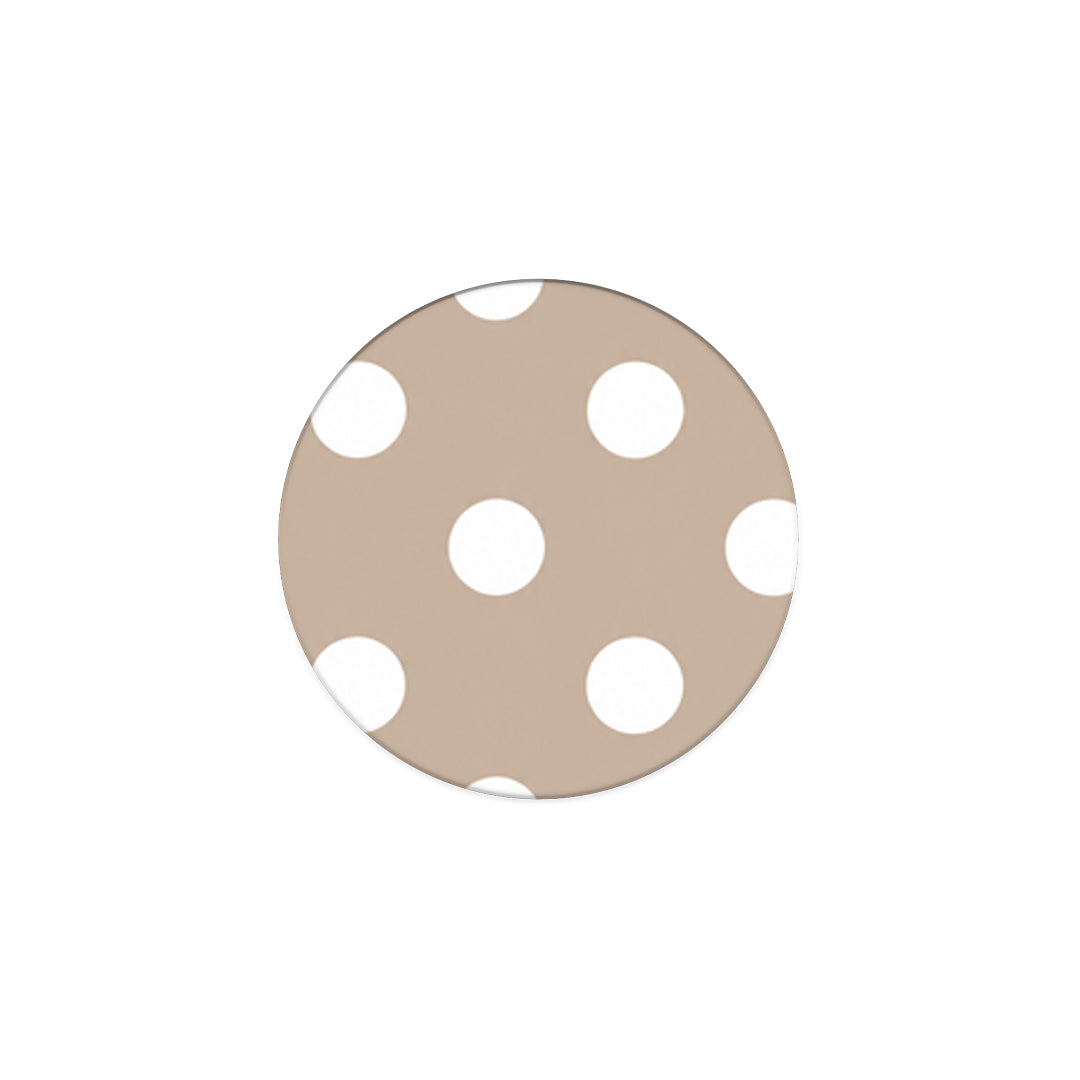 Phone Holder σε χρώμα White Polka Dots on Taupe από τη Smartfits