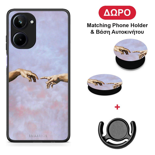 Adam Hand - Realme 10 θήκη + Δώρο Phone Holder & Βάση Αυτοκινήτου