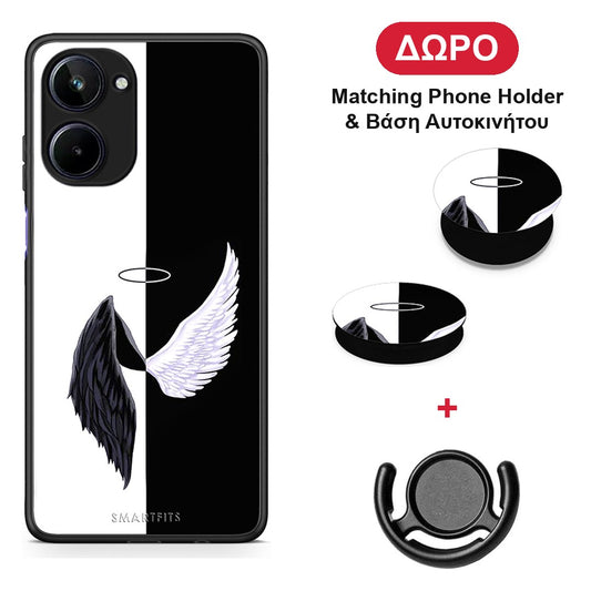 Angels Demons - Realme 10 θήκη + Δώρο Phone Holder & Βάση Αυτοκινήτου