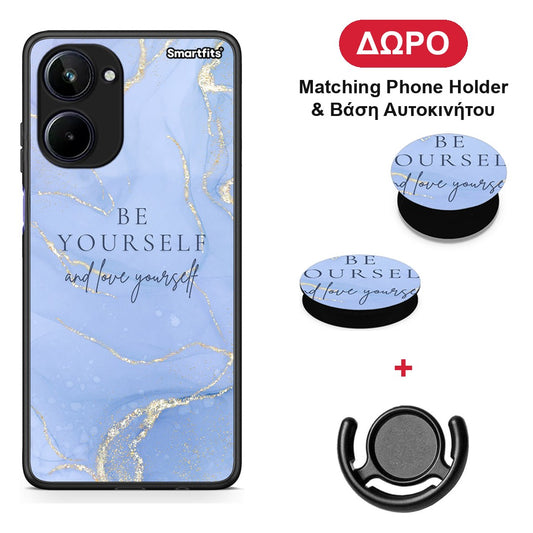 Be Yourself - Realme 10 θήκη + Δώρο Phone Holder & Βάση Αυτοκινήτου