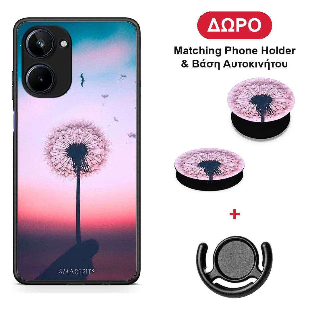 Boho Wish - Realme 10 θήκη + Δώρο Phone Holder & Βάση Αυτοκινήτου